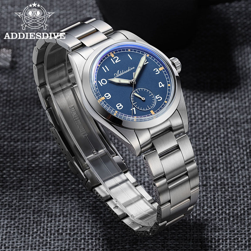 ADDIESDIVE 36mm Men's Quartz W - Stainless Bracelet Diver 评论和价格