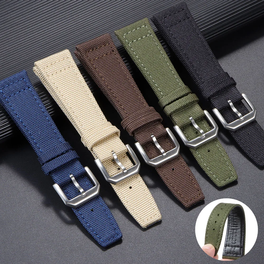 Nylon Canvas Watch Strap for I - Suede Strap Watch 评论和价格