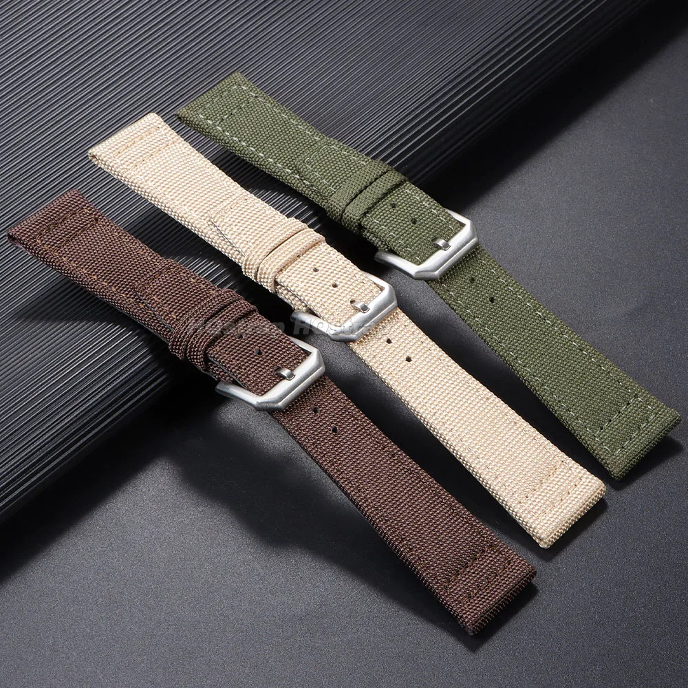 Nylon Canvas Watch Strap for I - Suede Strap Watch 评论和价格