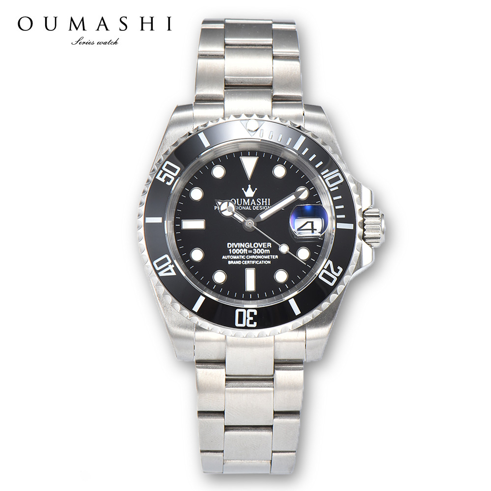 40mm watch Automatic mechanica - Stainless Bracelet Diver 评论和价格