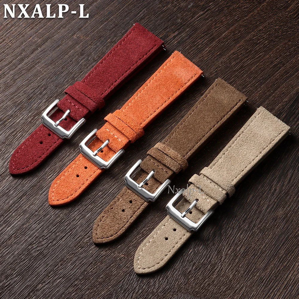 Durable Suede Cowhide Watch St - Suede Strap Watch 评论和价格