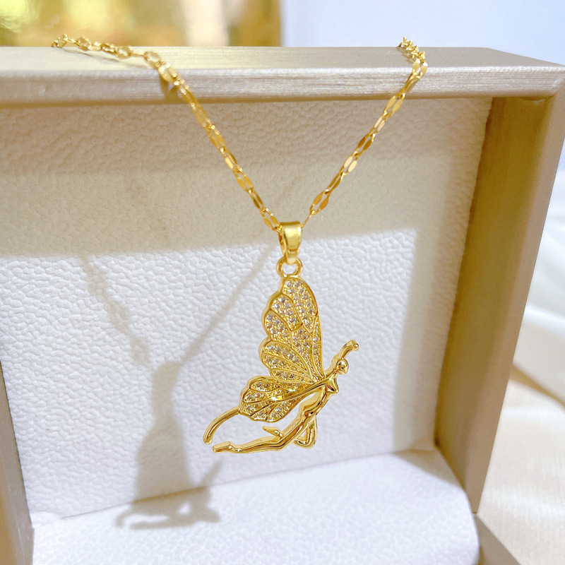 Fashionable High-End Butterfly - Butterfly Clasp Deployant 评论和价格