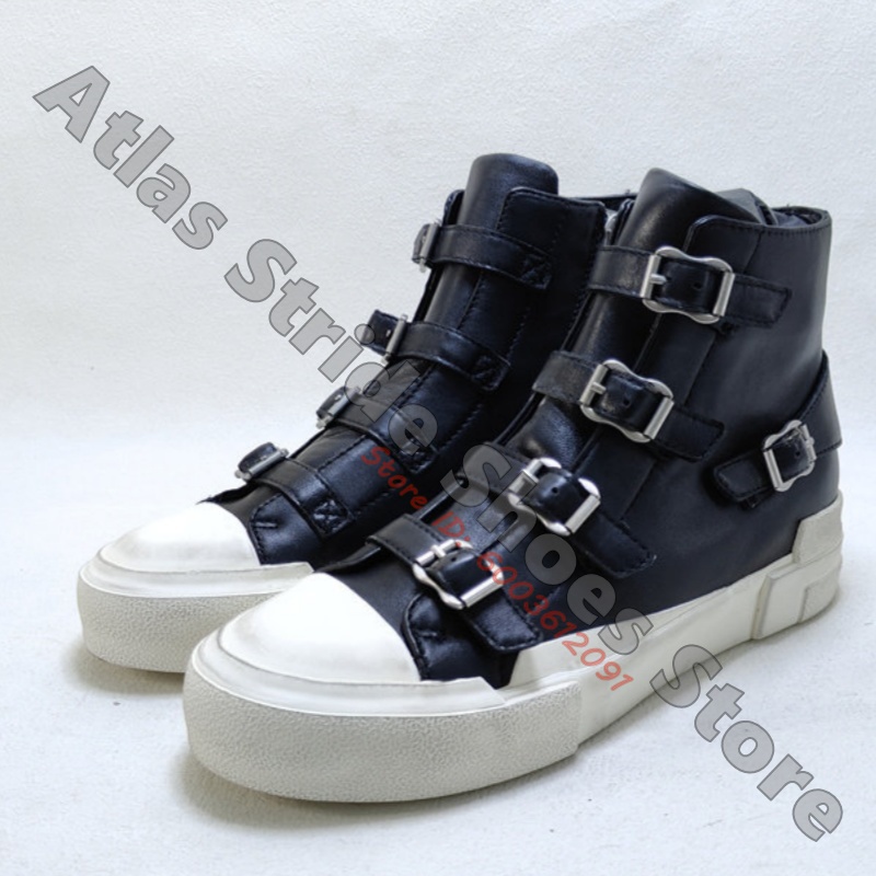 Contrast High Top Sneakers Mul - Mesh Strap Metal 评论和价格