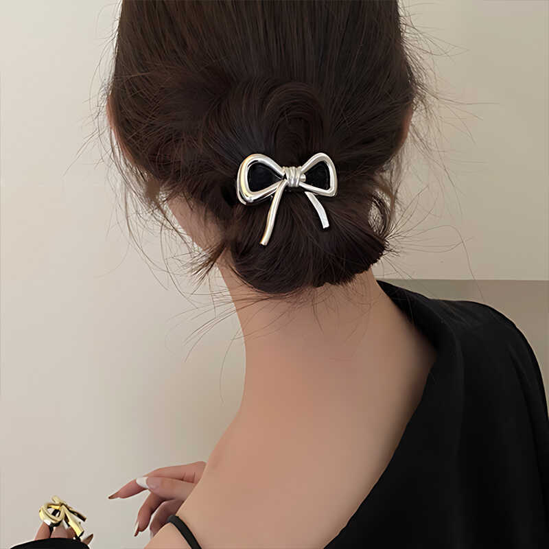 Korean Exquisite Metal Bow Hai - Silicone Band Women 评论和价格