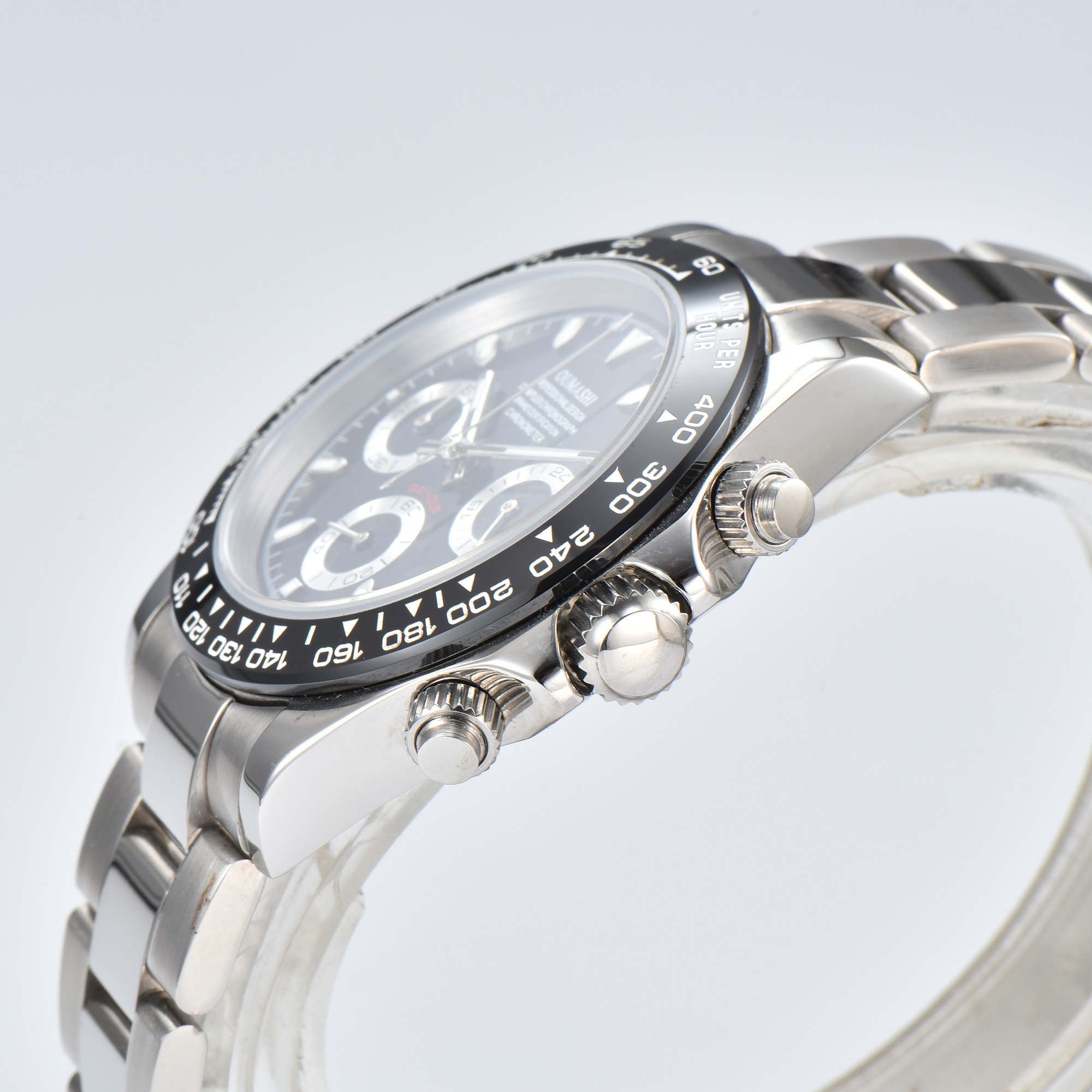 Men's watch VK63 Quartz moveme - Stainless Bracelet Diver 评论和价格