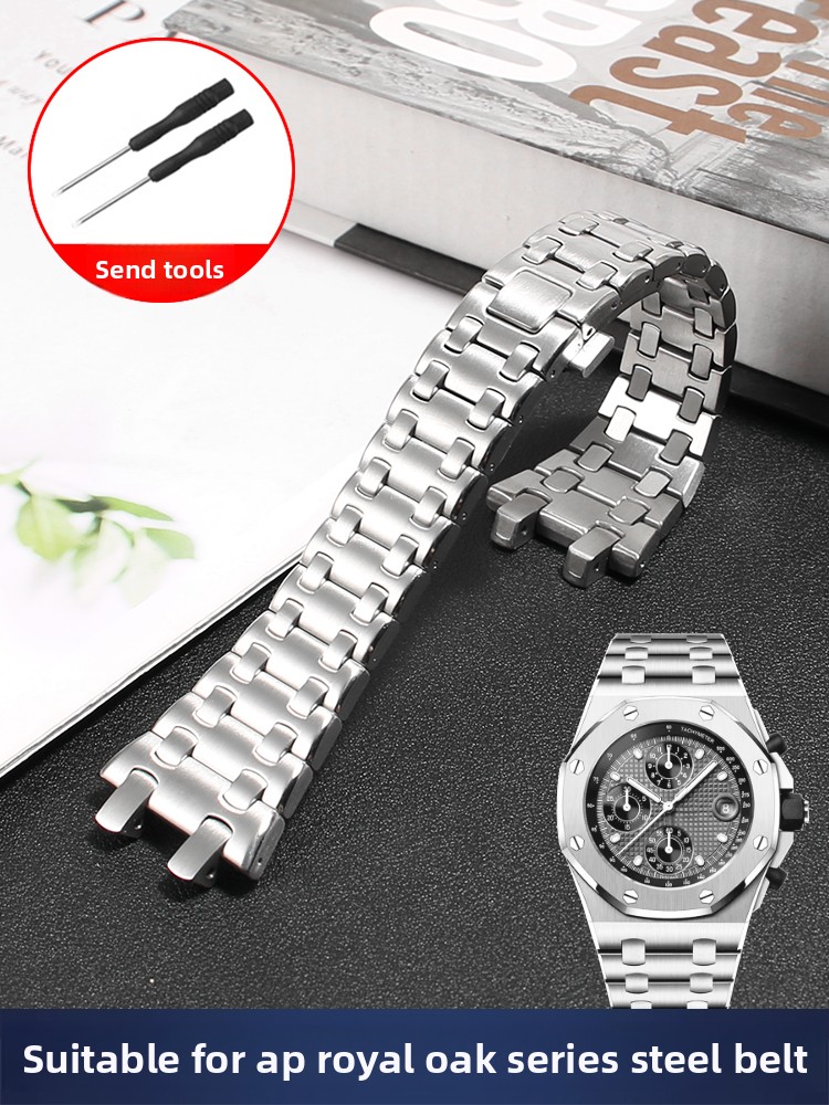 Stainless Steel Watch Strap fo - Audemars Piguet Watch Royal Oak 评论和价格
