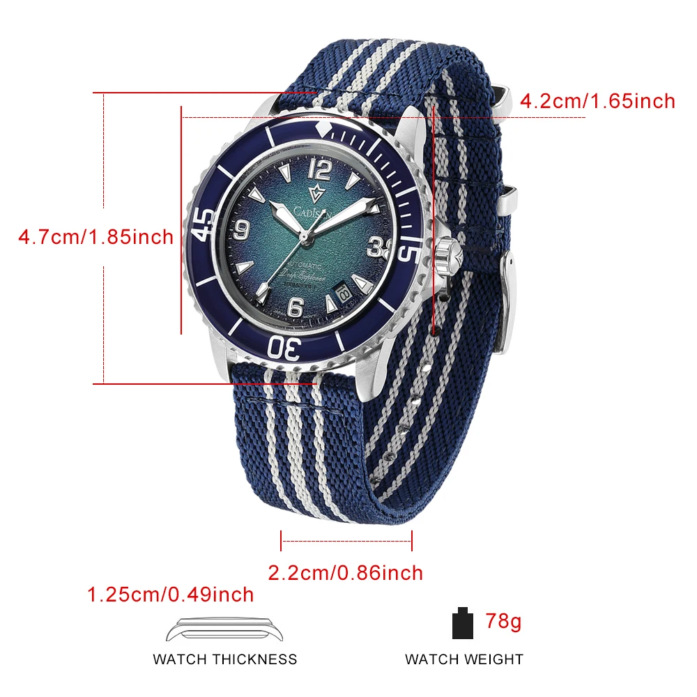 CADISEN Deep Explorer MIYOTA 8 - Seiko Watch Presage 评论和价格